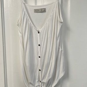 White Abercrombie Tank Top
